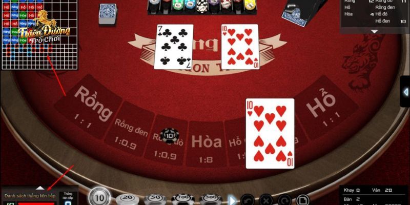 Một vài lưu ý khi cá cược rồng hổ