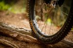 Continental Gravity mountain bike tyre mounted on a trail bike