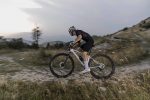 Selle Italia SLR XC mountain bike saddle on display