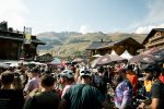 Verbier Bike Festival Smashes Attendance Record in Alpine Showcase Mountain bikers riding through the Swiss Alps at the Verbier Bike Festival