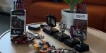 Wolf Tooth Components machined bike parts on display