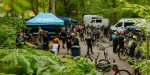 Cyclists riding through the Scottish Highlands on a multi-day gravel tour