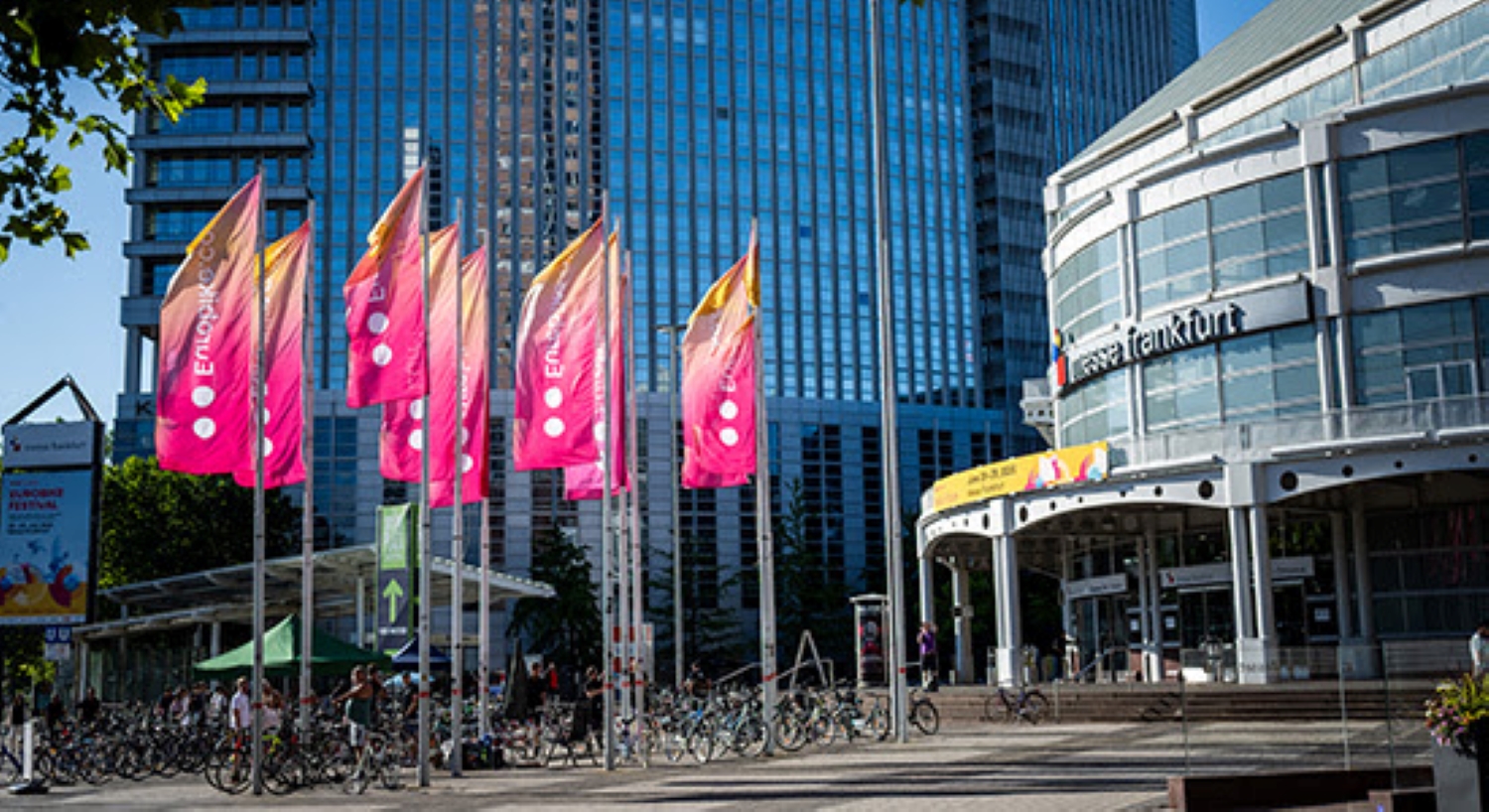 Eurobike trade show exhibition hall at Messe Frankfurt